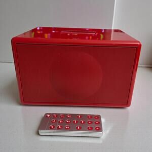 Geneva Sound System Model S Red Hi-Fi Bluetooth Radio Speaker w/ Remote – Tested